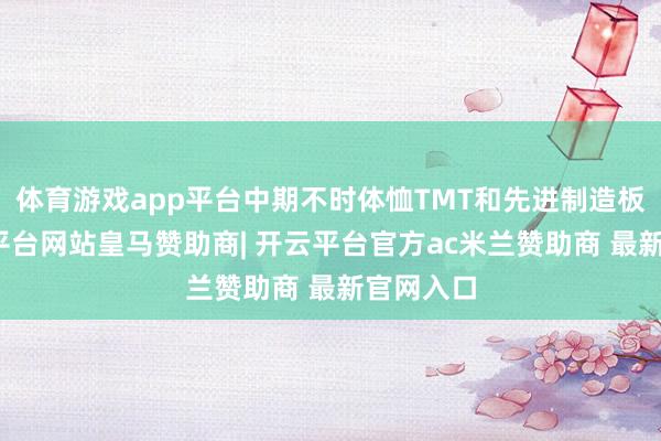体育游戏app平台中期不时体恤TMT和先进制造板块-开云平台网站皇马赞助商| 开云平台官方ac米兰赞助商 最新官网入口